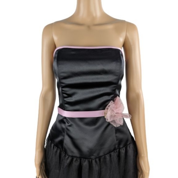 Gunne Sax Jessica McClintock Strapless Dress 7 - Picture 3 of 10